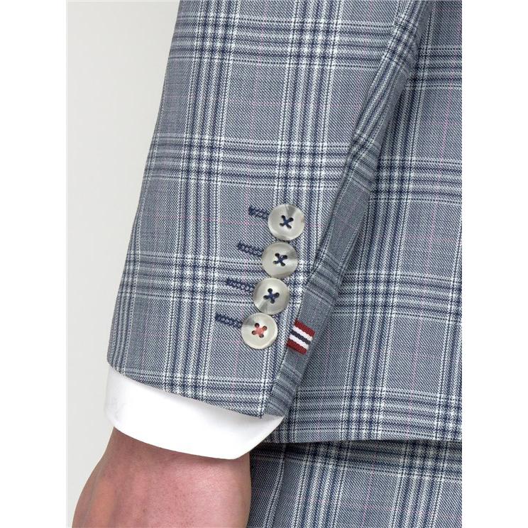 Dover Blue Check Suit - Gibson London