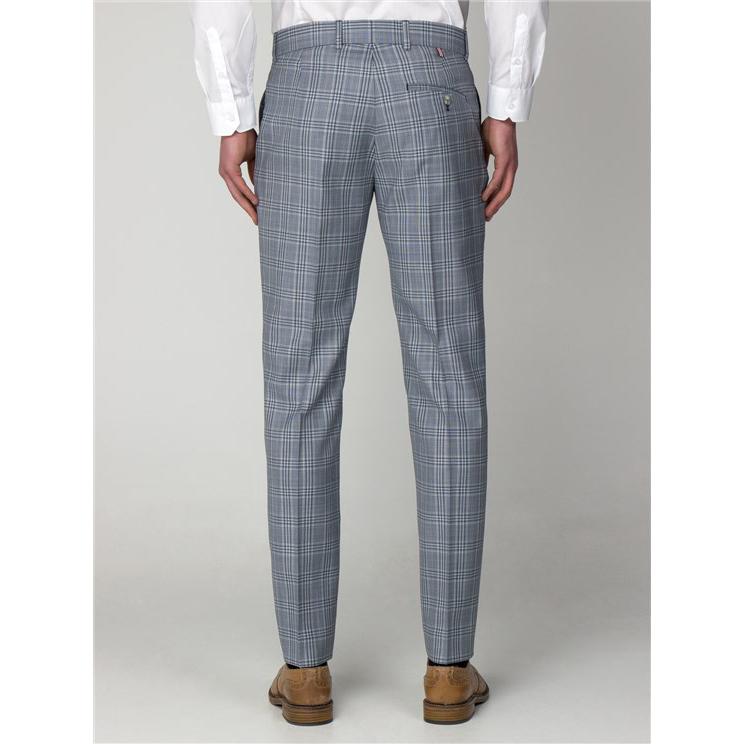 Dover Blue Check Suit - Gibson London