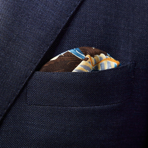 Dragon Silk Pocket Square - Eton Shirts