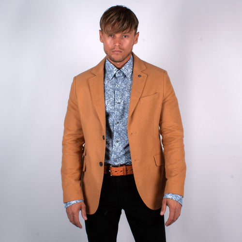 Driffield Moleskin Blazer Camel - John Victor