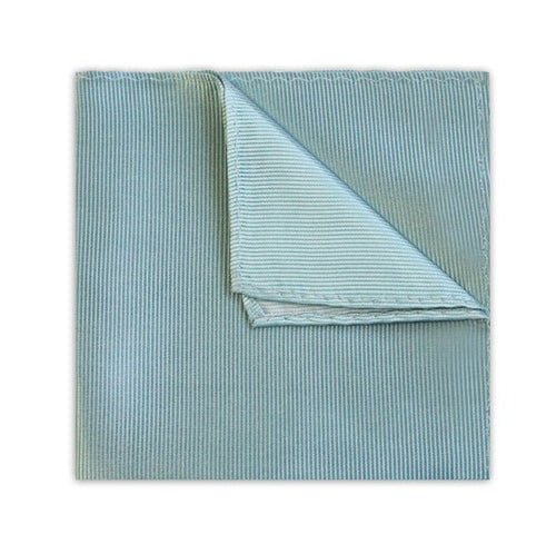 Duck Egg Blue Silk Pocket Square - Knightsbridge