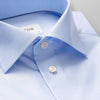 Eton Sky Blue Textured Twill Shirt - Eton Shirts