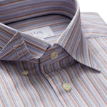 Fine Stripe Twill Shirt - Eton Shirts