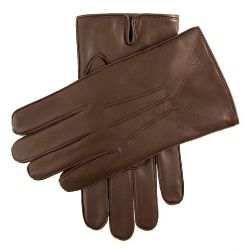 Fleeced Lined Leather Gloves - Dents