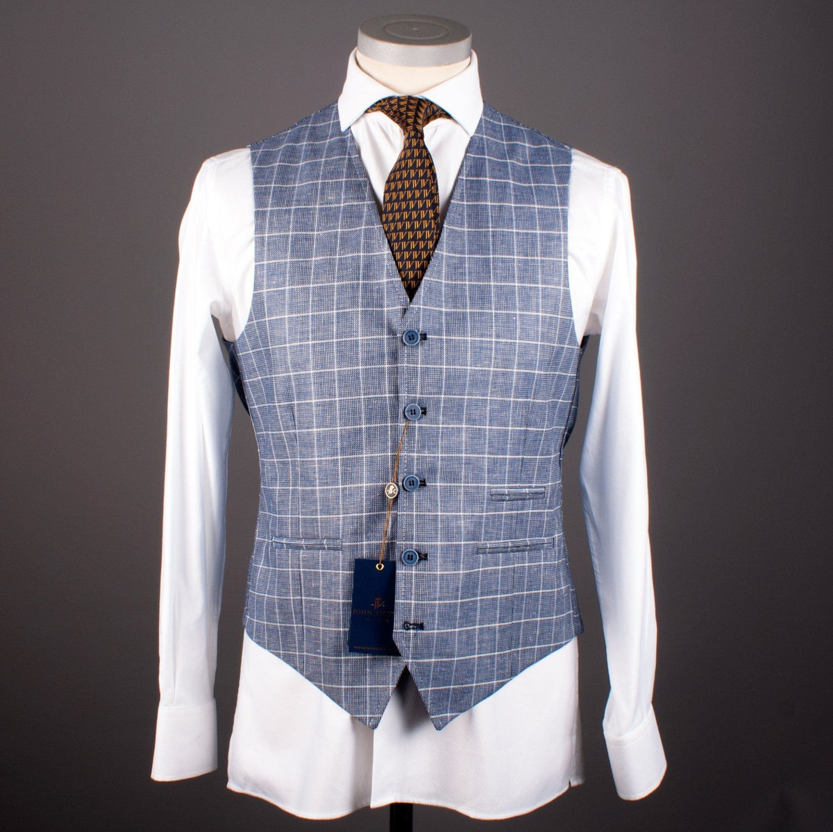 Florence Check Waistcoat - John Victor