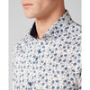 Flower Print Button Under Shirt - Remus Uomo