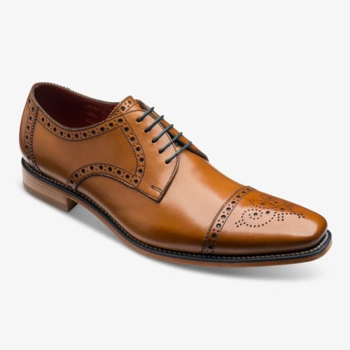 Foley Tan Semi Brogue - Loake