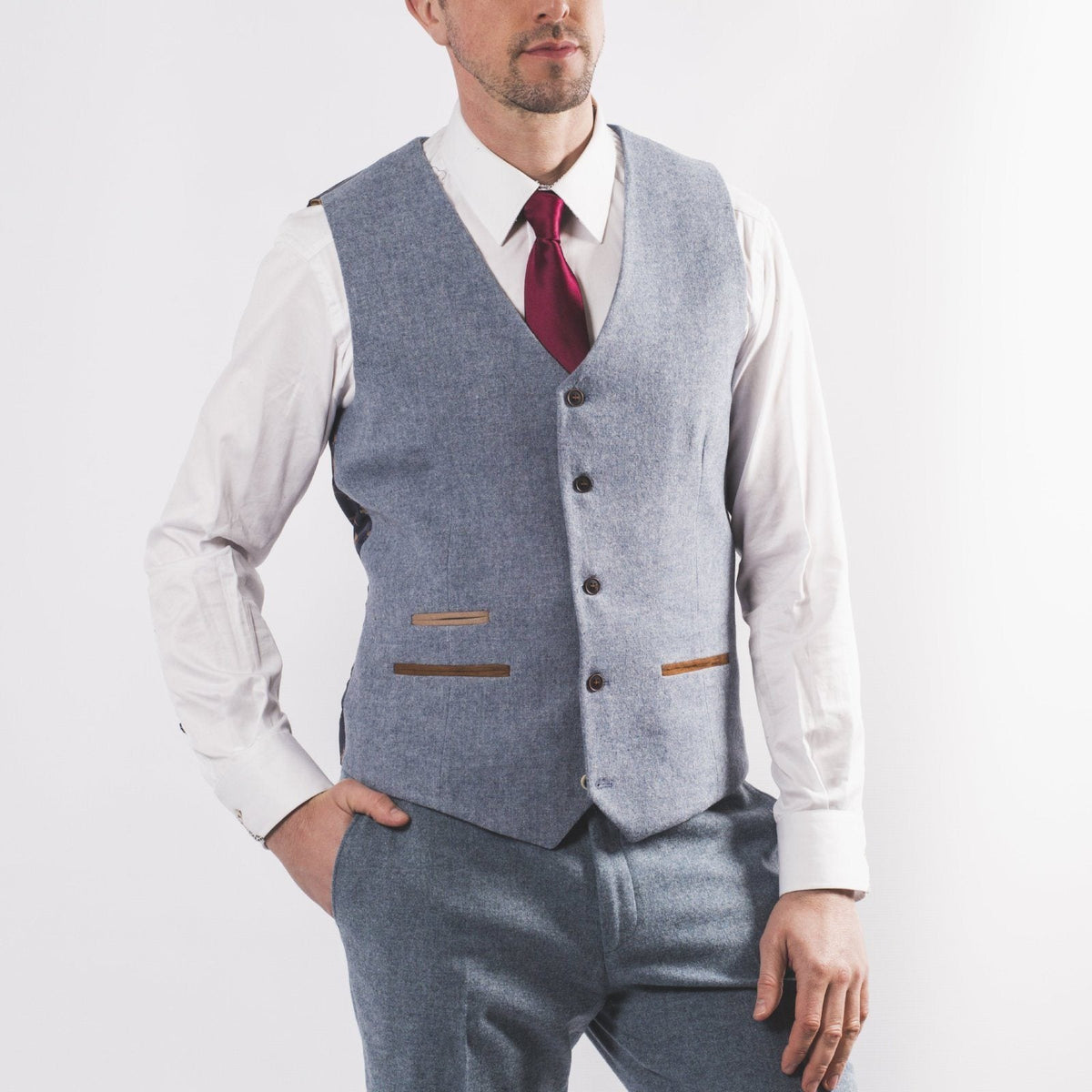 Fratelli Sky Tweed Suit Jacket - Fratelli