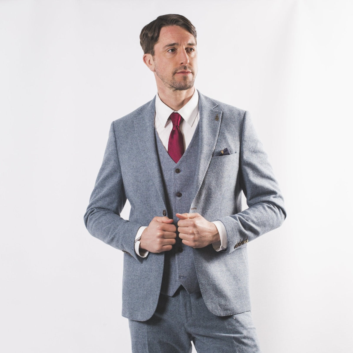 Fratelli Sky Tweed Suit Jacket - Fratelli