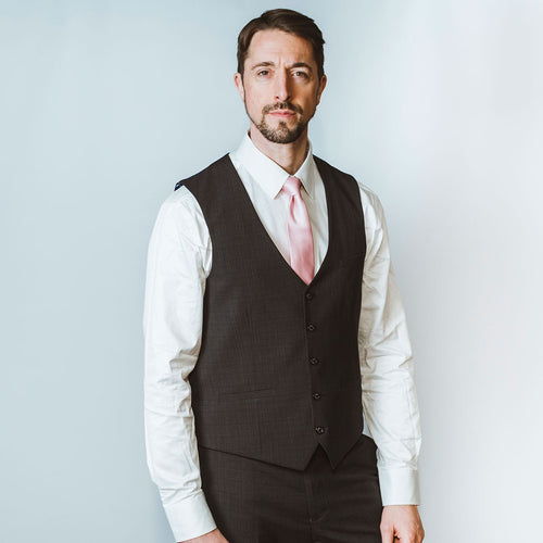 Graphite Soft handle Waistcoat - Leonard Silver