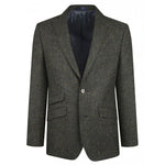 Green Multi Fleck Suit Tweed Jacket - Torre