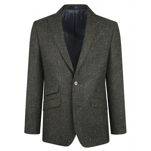 Green Multi Fleck Suit Tweed Suit - Torre