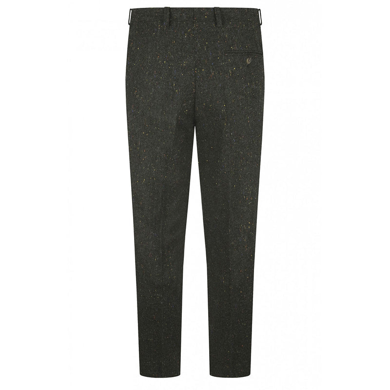 Green Multi Fleck Tweed Trousers - Torre