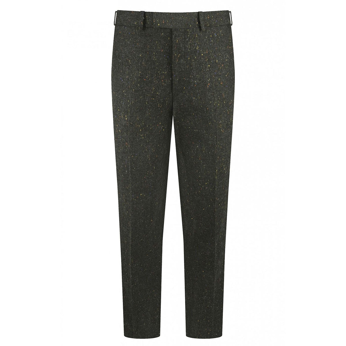 Green Multi Fleck Tweed Trousers - Torre