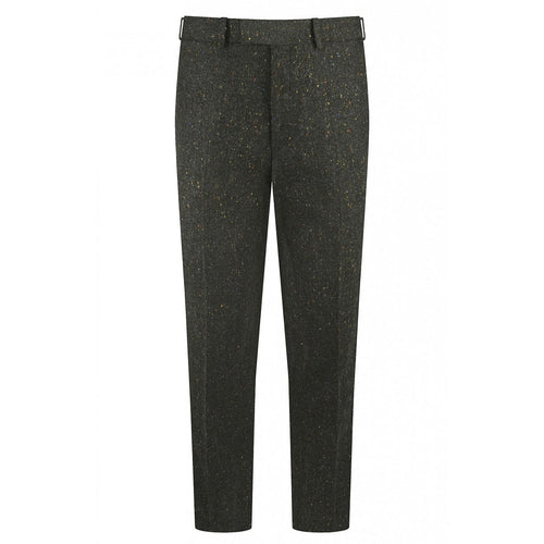 Green Multi Fleck Tweed Trousers - Torre