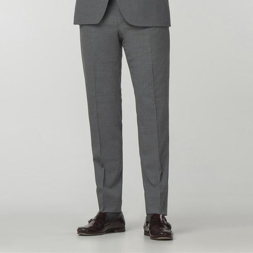 Grey Flannel Trousers - Gibson London