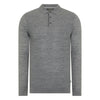 Grey Long Sleeved Polo - Remus Uomo