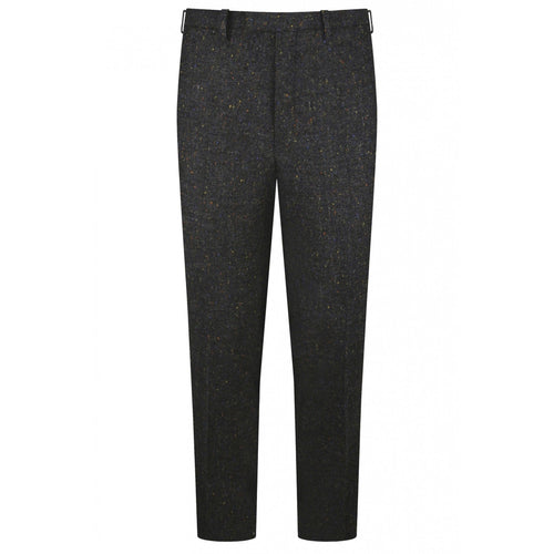Grey Multi Fleck Tweed Trousers - Torre