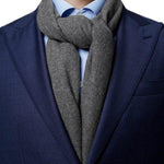 Grey Wool Scarf - Eton Shirts