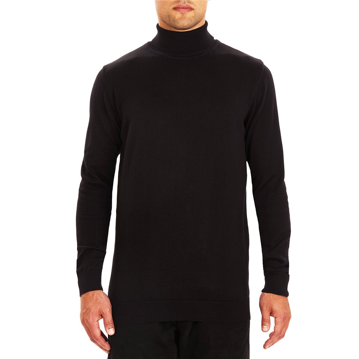 Guide London Black Roll Neck - Guide Clothing