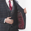 Harold Blue Tweed Suit - Leonard Silver