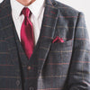 Harold Blue Tweed Suit Jacket - Leonard Silver