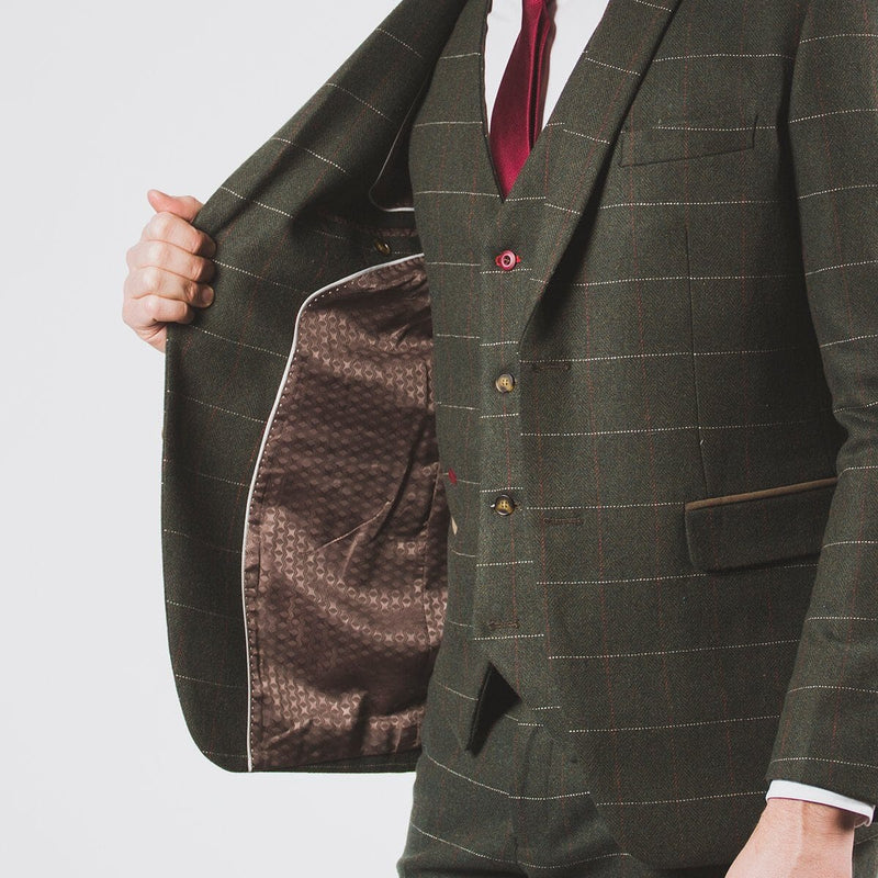 Harold Green Tweed Jacket - Leonard Silver