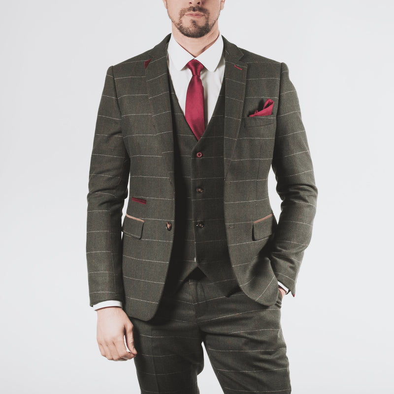 Harold Green Tweed Jacket - Leonard Silver