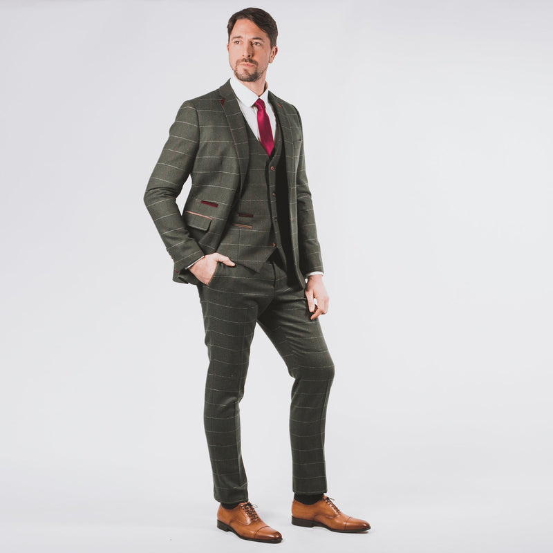 Harold Green Tweed Suit - Leonard Silver