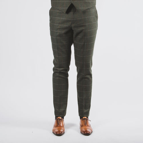 Harold Green Tweed Trouser - Leonard Silver