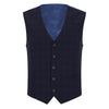 Hashed Check Wool Waistcoat - Remus Uomo