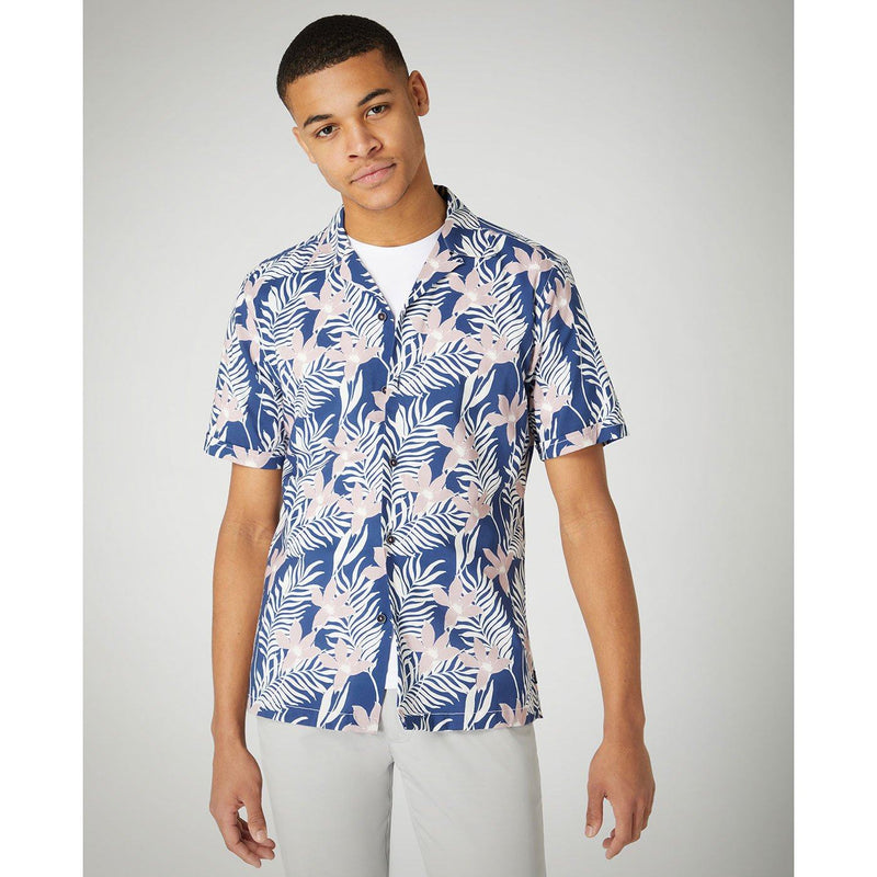 Hawaiian Shirt Navy - Remus Uomo