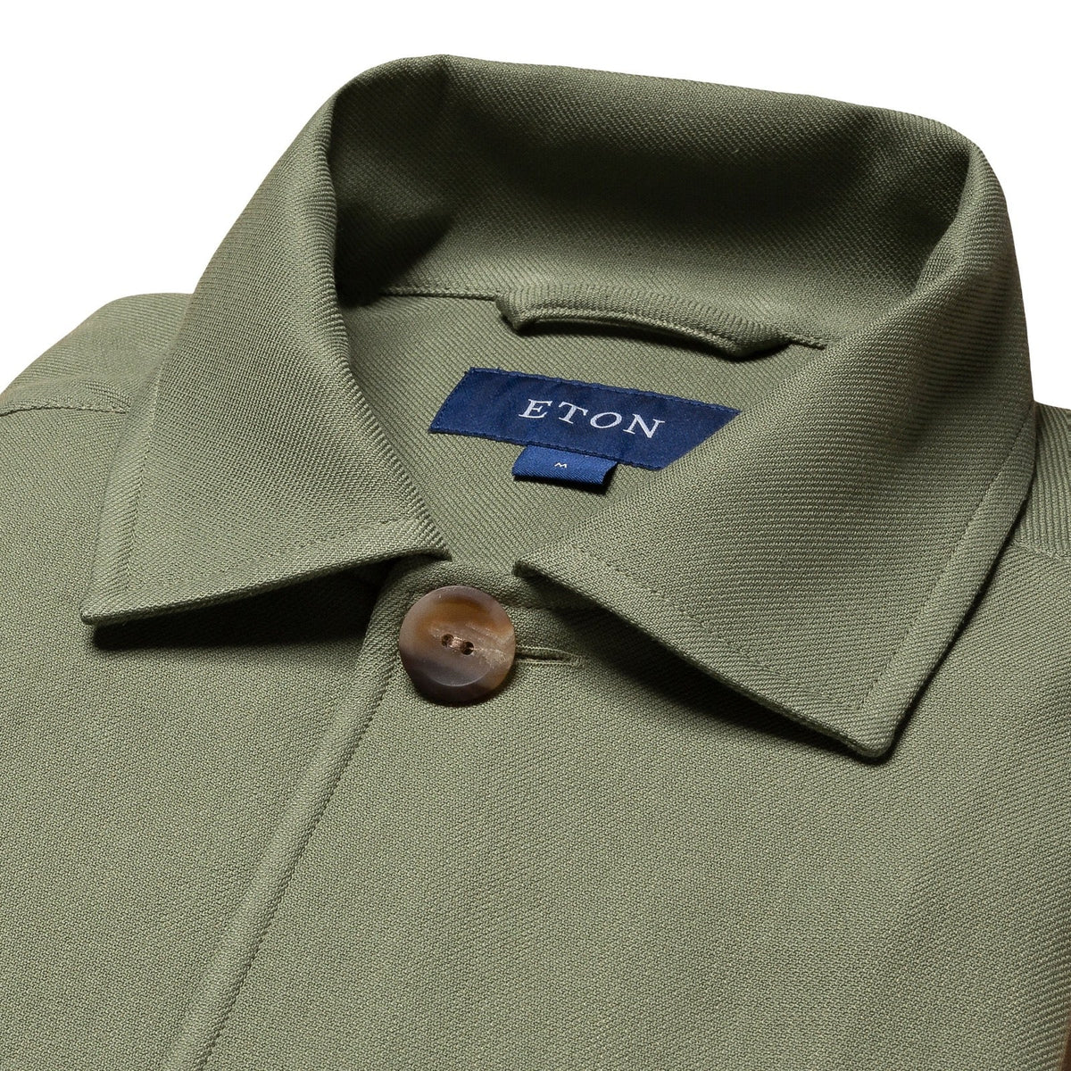 Heavyweight Khaki Overshirt - Eton Shirts