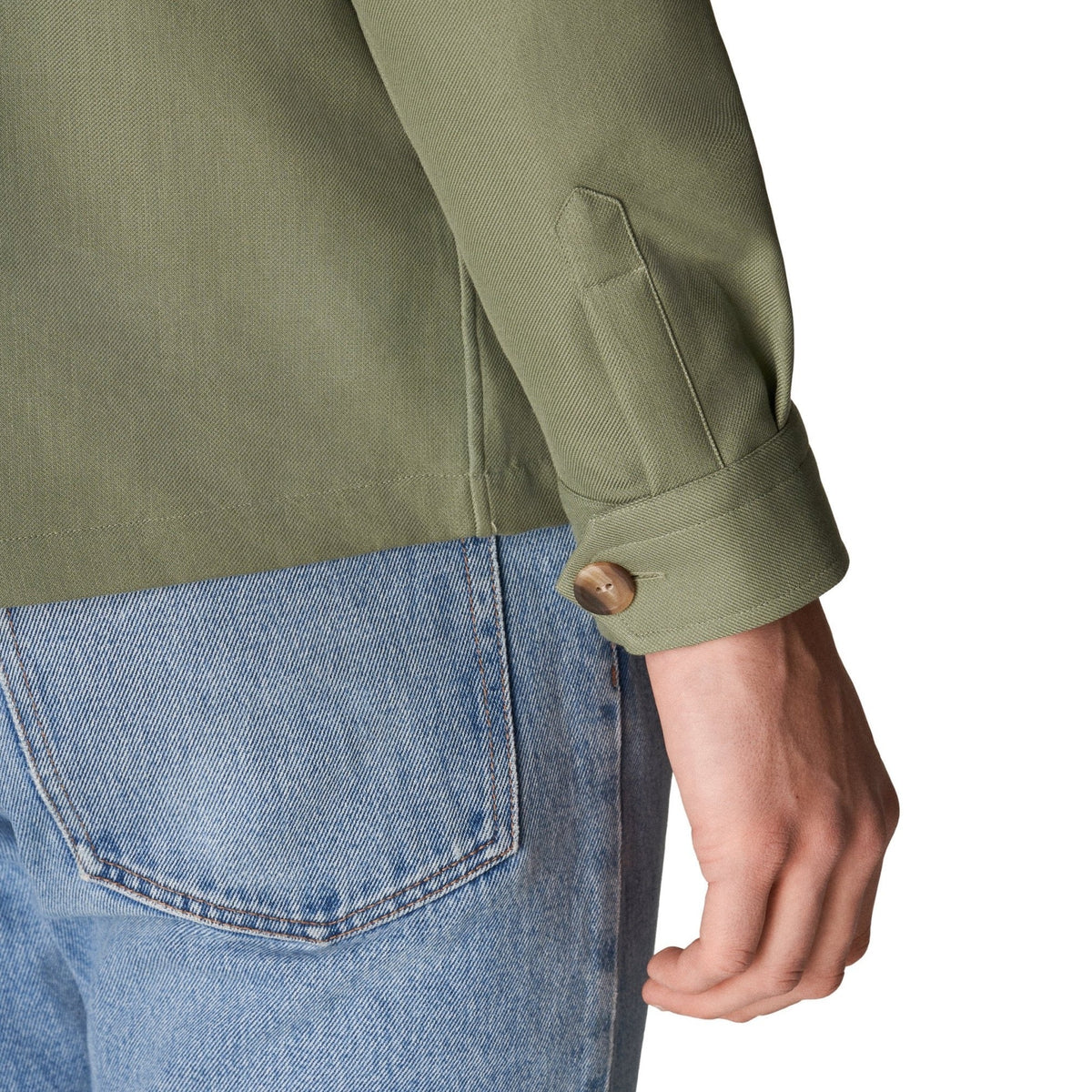 Heavyweight Khaki Overshirt - Eton Shirts