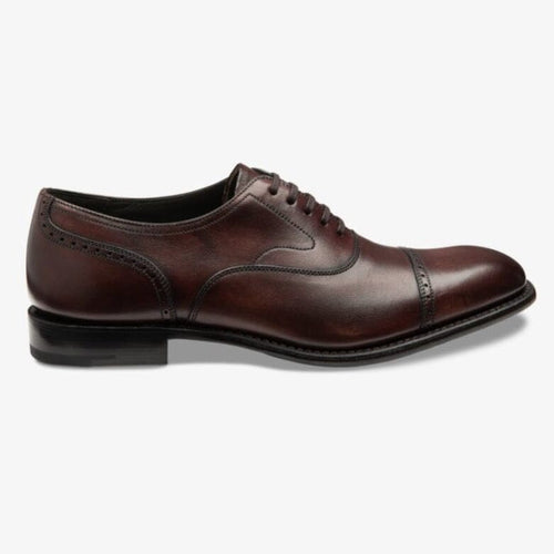 Hughes Burgundy Semi Brogue - Loake