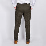 Hunter Green Plain Weave Tweed Suit - Torre