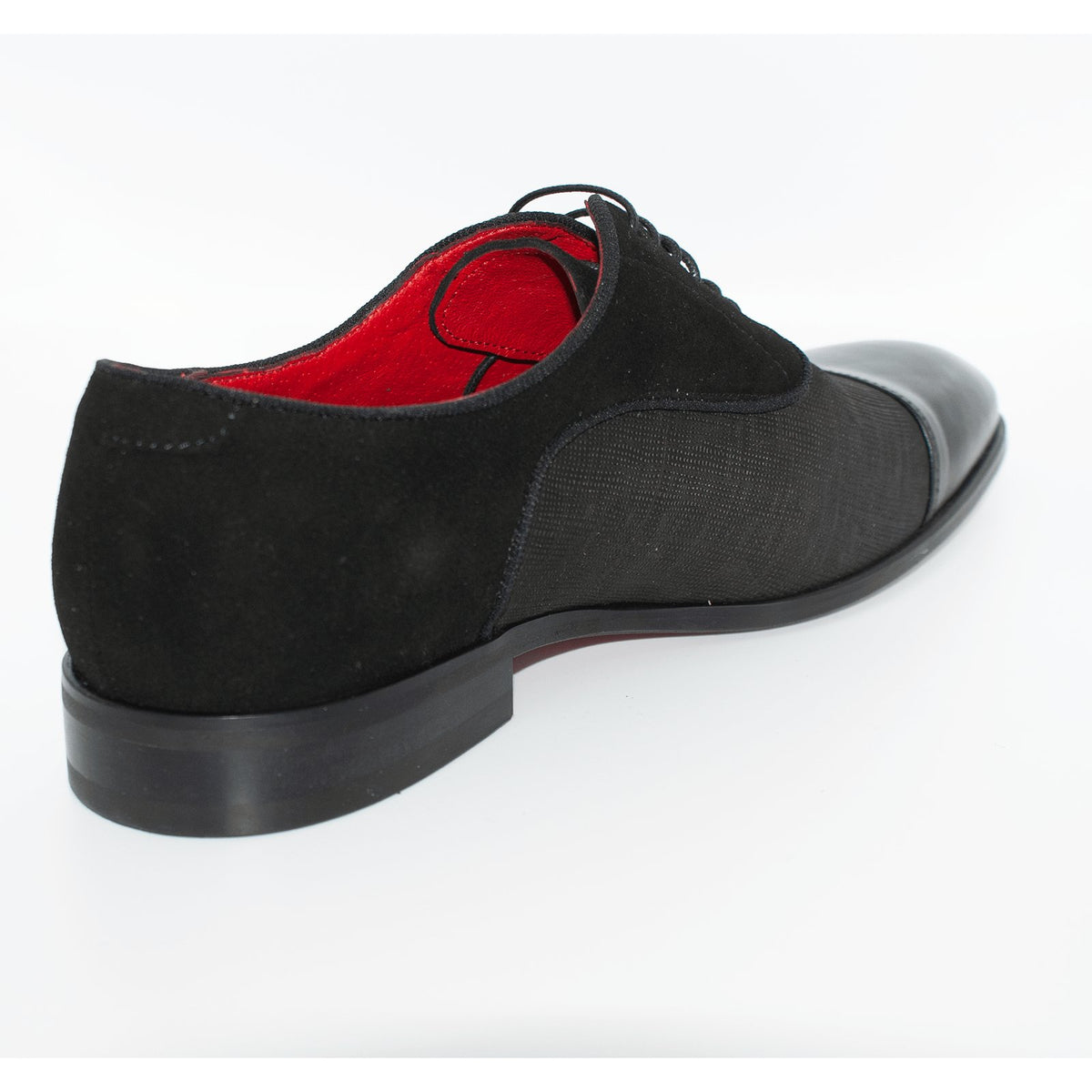 Italian Black Toe Cap Derby - Lacuzzo