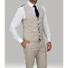 Ivory Check Suit Waistcoat - Leonard Silver