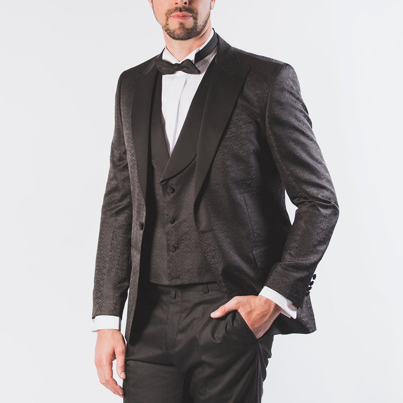 James Black Tuxedo Suit - John Victor