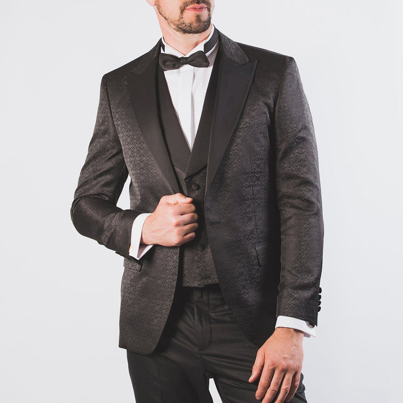 James Black Tuxedo Suit - John Victor