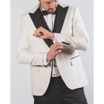 James White Tuxedo Suit - John Victor