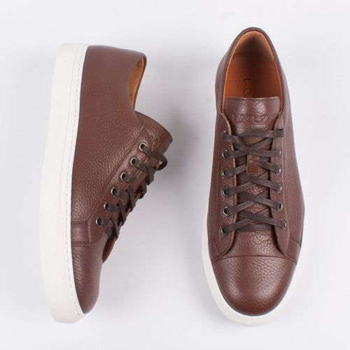 Lacuzzo Brown Leather Sneaker - Lacuzzo