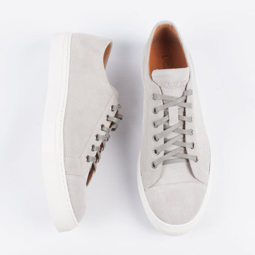 Lacuzzo Grey Nubuck Sneaker - Lacuzzo