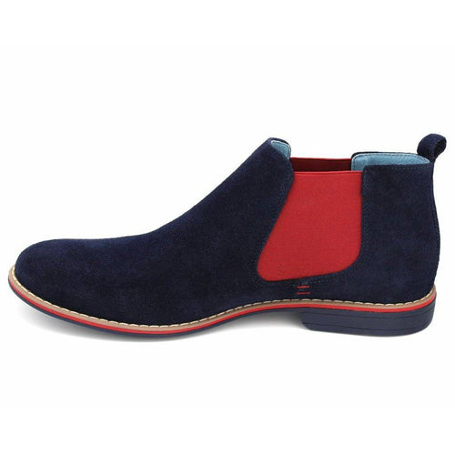 Lacuzzo Navy Chelsea Boot - Lacuzzo