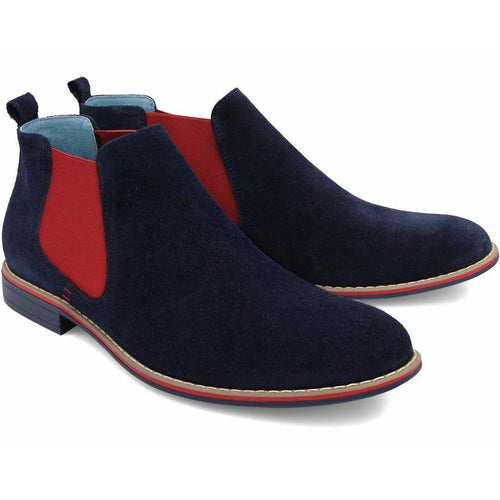 Lacuzzo Navy Chelsea Boot - Lacuzzo
