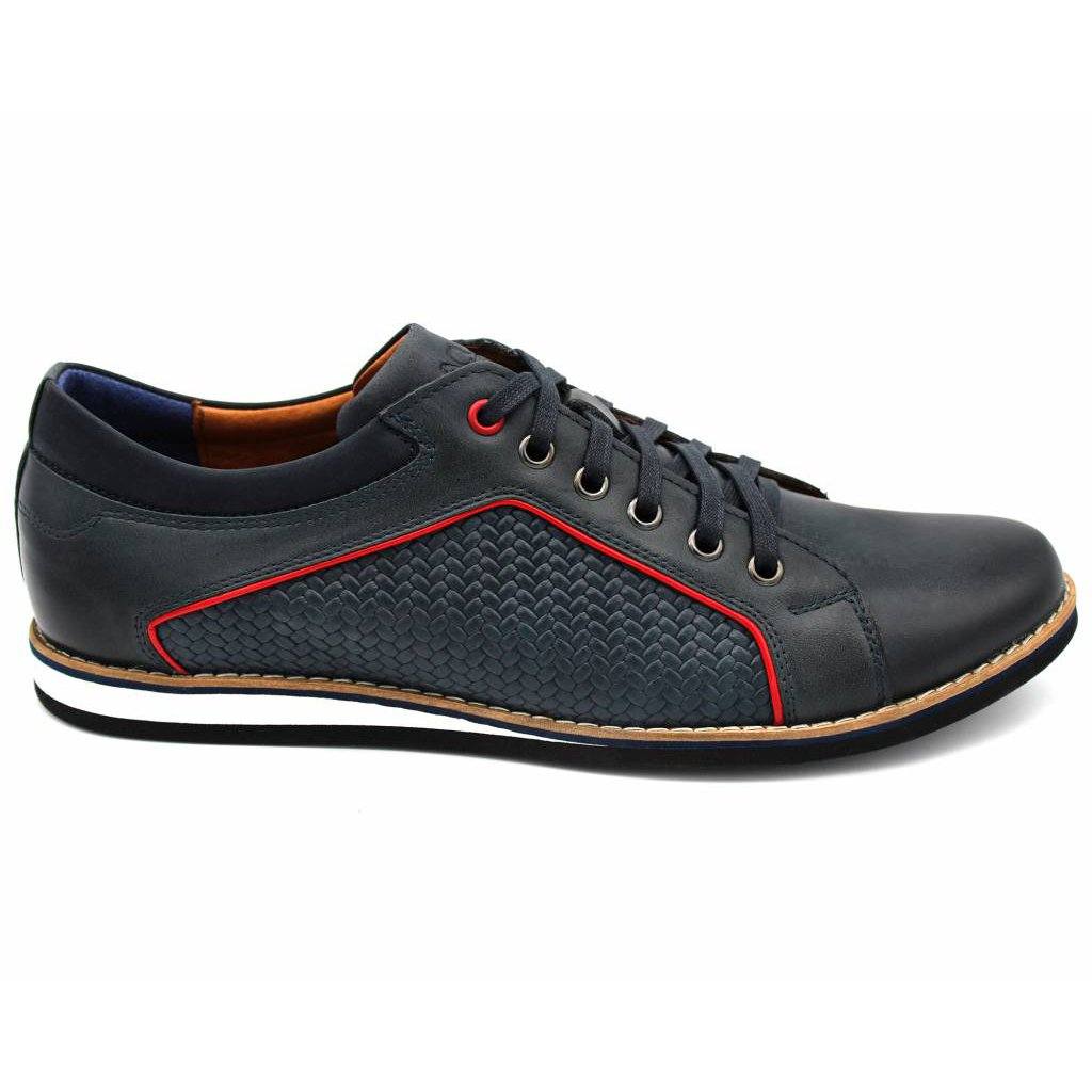 Lacuzzo Navy leather Sneaker - Lacuzzo