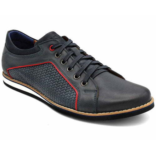Lacuzzo Navy leather Sneaker - Lacuzzo