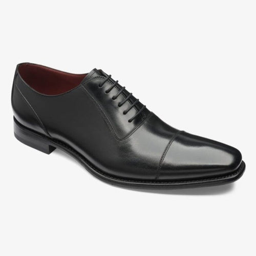 Larch Black Oxford Brogue - Loake