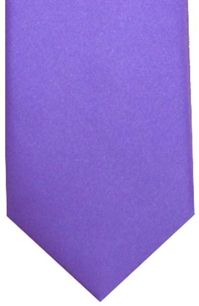 Lavender Satin Tie - Leonard Silver