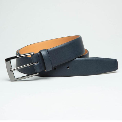 Leather Belt Navy - Ibex